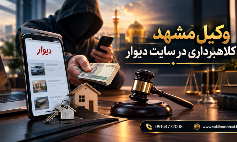 وکیـل مشـــــهد کلاهبرداری در سایت دیـــــــــــــوار 7 وکیـل مشـــــهد کلاهبرداری در سایت دیـــــــــــــوار